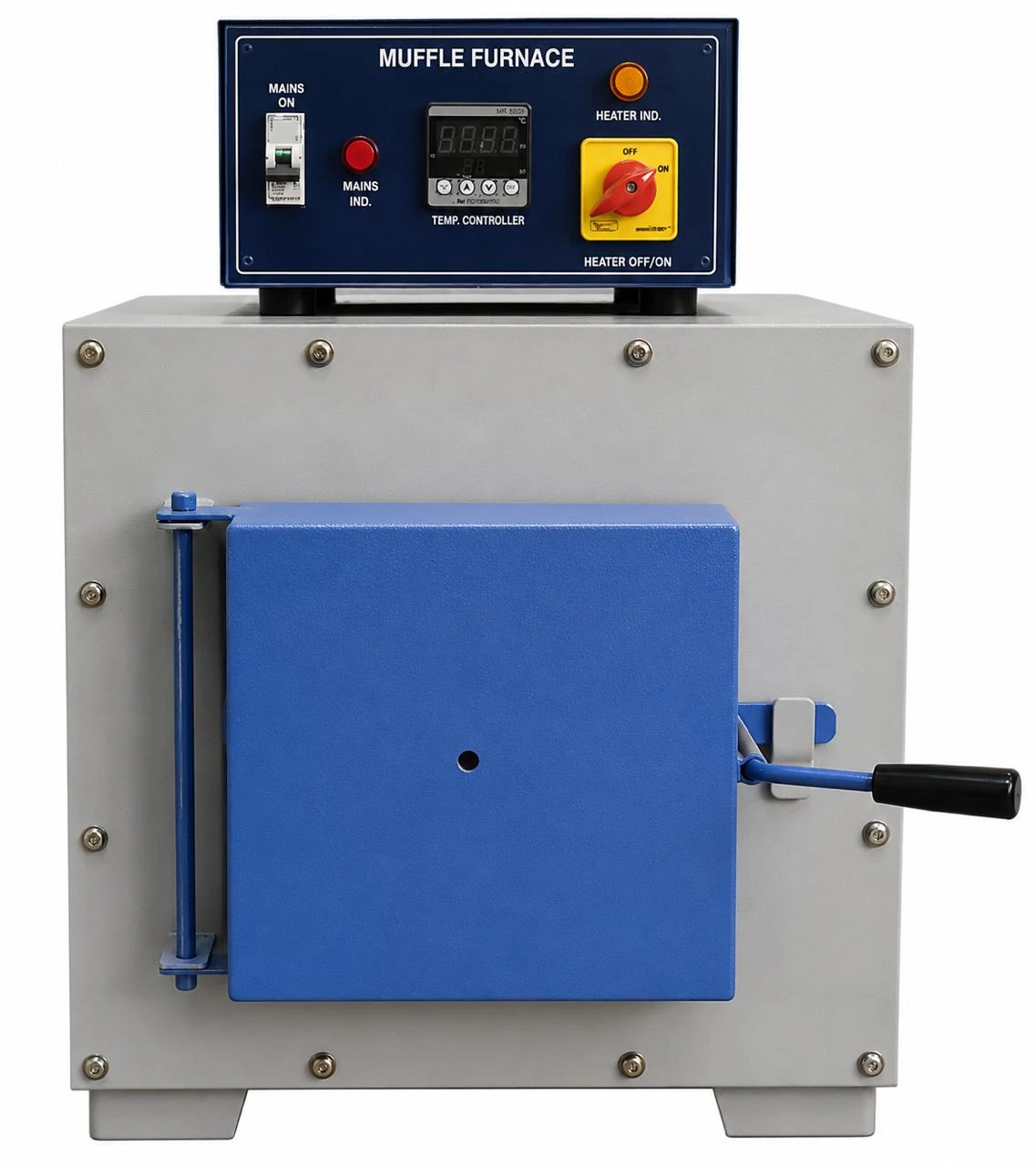 Laboratory muffle furnace for high-temperature testing