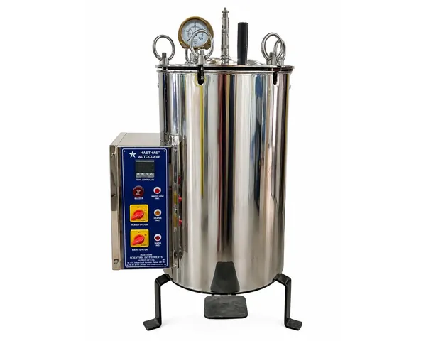 Vertical Autoclave - With Controller manufactured by Hasthas Scientific Instruments