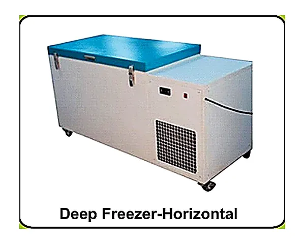Deep Freezer - Horizontal manufactured by Hasthas Scientific Instruments